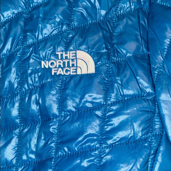 NWT THE NORTH FACE Women’s ThermoBall Eco Insulated Jacket (Banff Blue) small - Picture 9 of 11